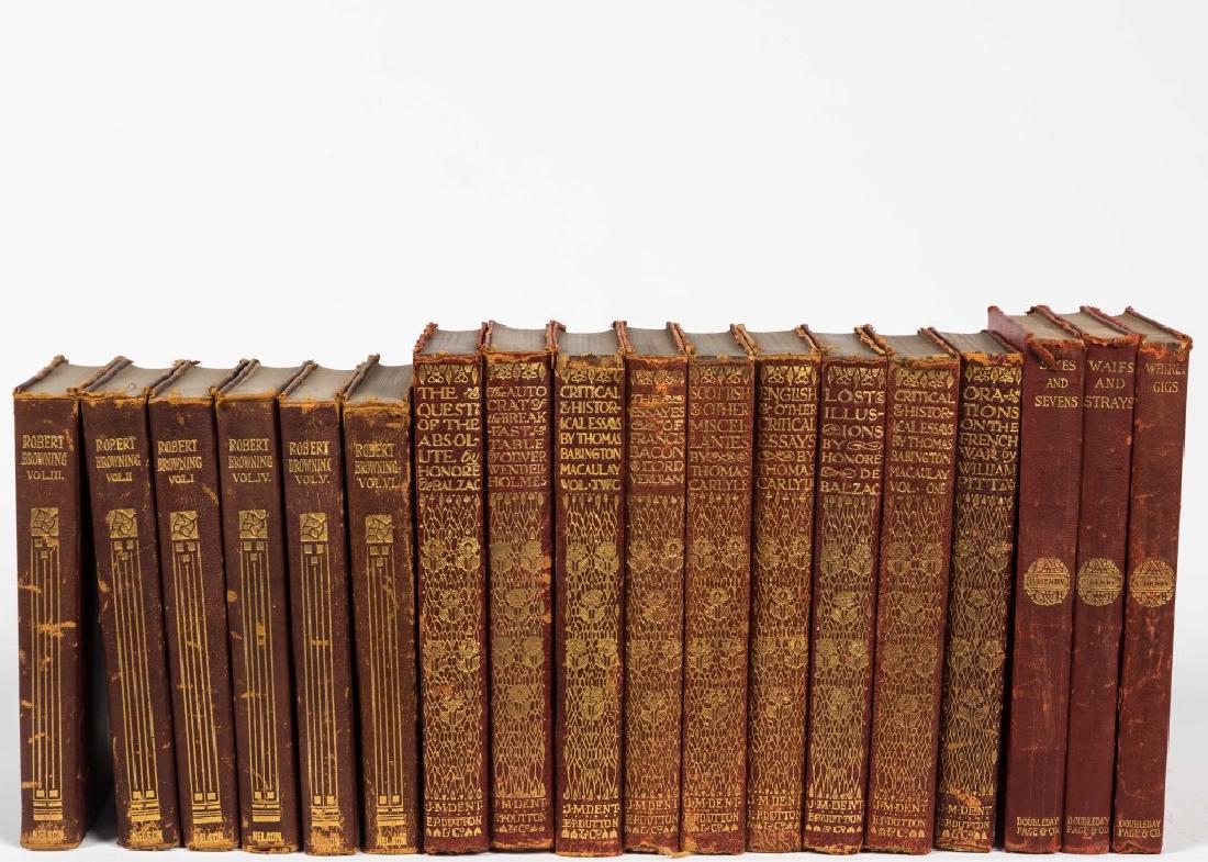 Misc. Miniature Leather Bound Works - 18 Vol (1 of 4)