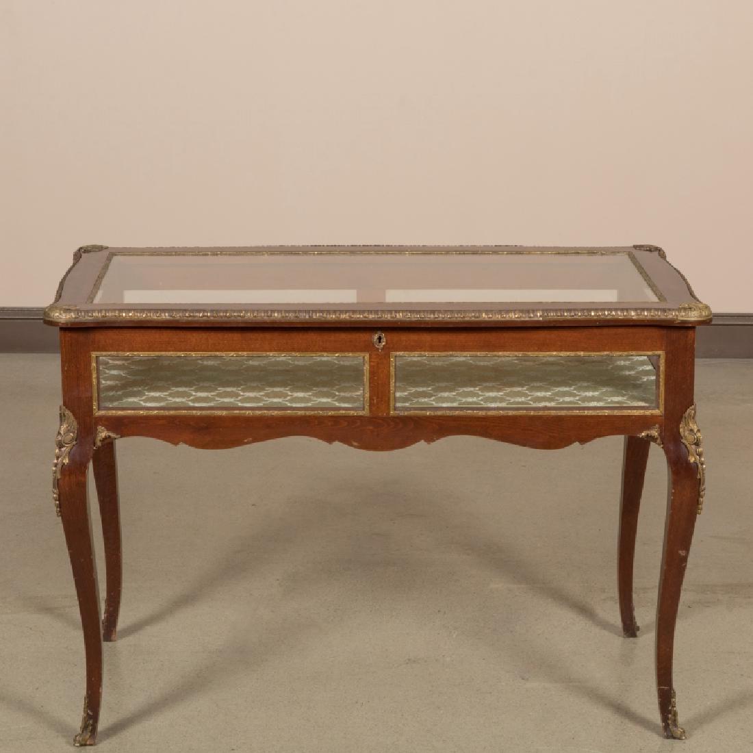 French Vitrine Table with Bronze Ormolu (1 of 5)