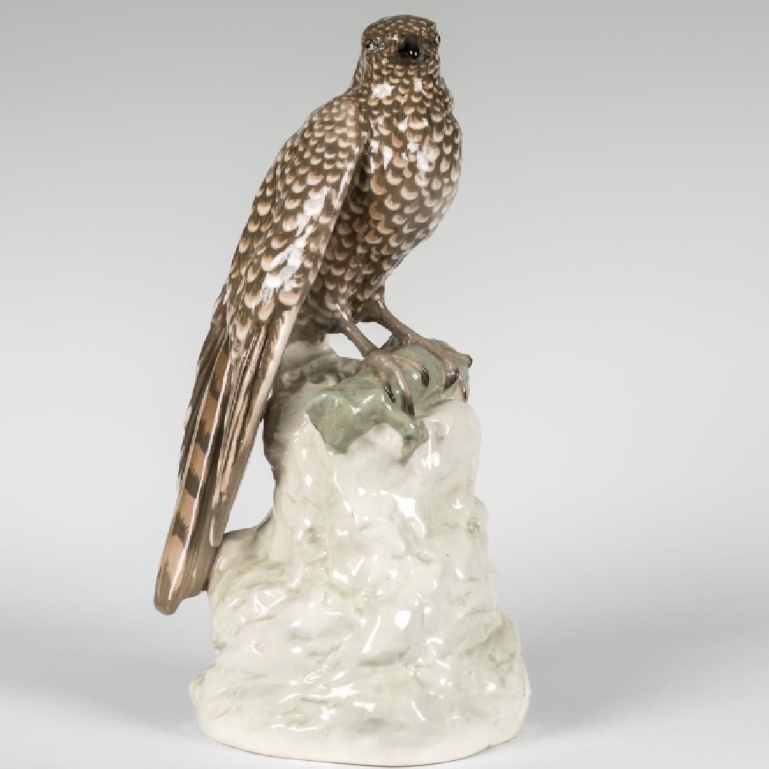 Amphora Porcelain Speckled Grouse: Description: Large Amphora grouse. Stamped inside bottom. Age: 20th Century Dimensions: 13" Tall