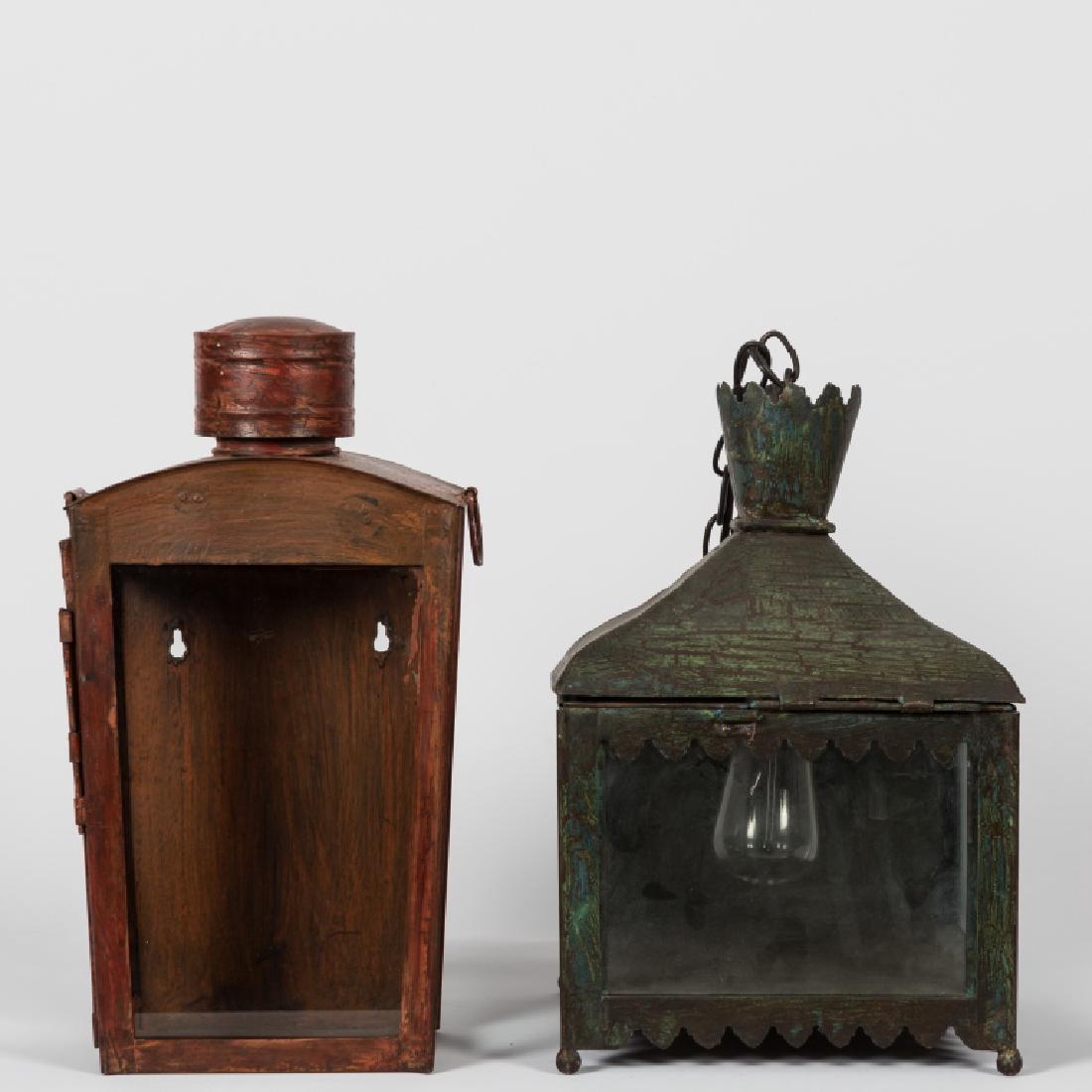 Two Tole Hanging Lanterns (1 of 2)