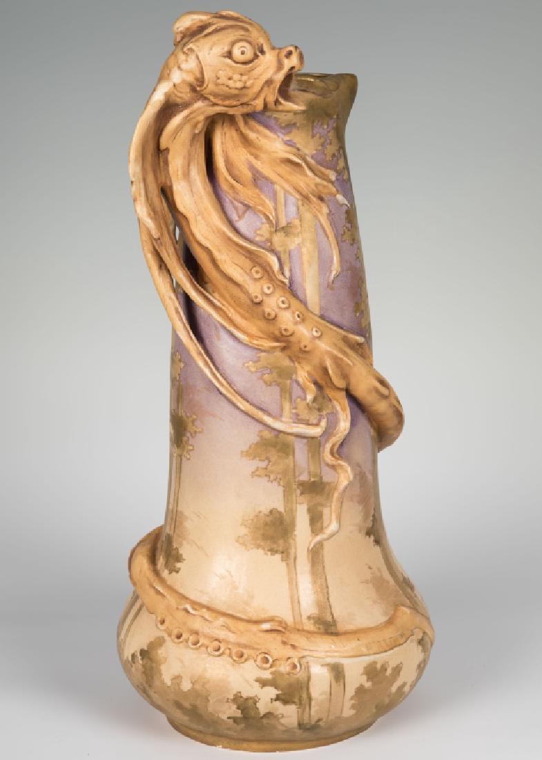 Amphora Water Dragon Vase - Signed (1 of 6)