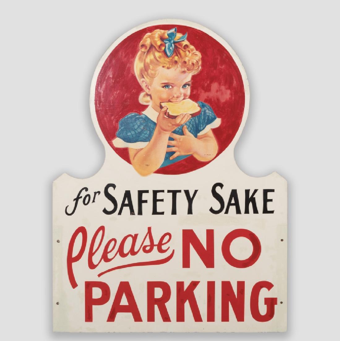 Two Sided Sunbeam Bread Advertising Sign (1 of 4)