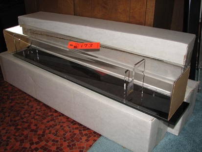 Plexiglass baseball bat display cases - 6 included: Plexiglass baseball bat display cases - 6 included