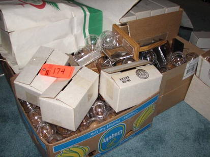 Baseball plexiglass display domes, some include ca: Baseball plexiglass display domes, some include card and ball - several styles. Over 50