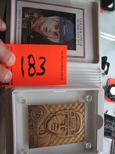 Pat Lafontaine Highland Mint Commemorative Limited: Pat Lafontaine Highland Mint Commemorative Limited Edition Bronze Mint Card - #295 of 1500 with COA