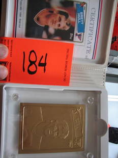 Brett Hull Highland Mint Commemorative Limited Edi: Brett Hull Highland Mint Commemorative Limited Edition Bronze Mint Card - #1174of 2500 with COA