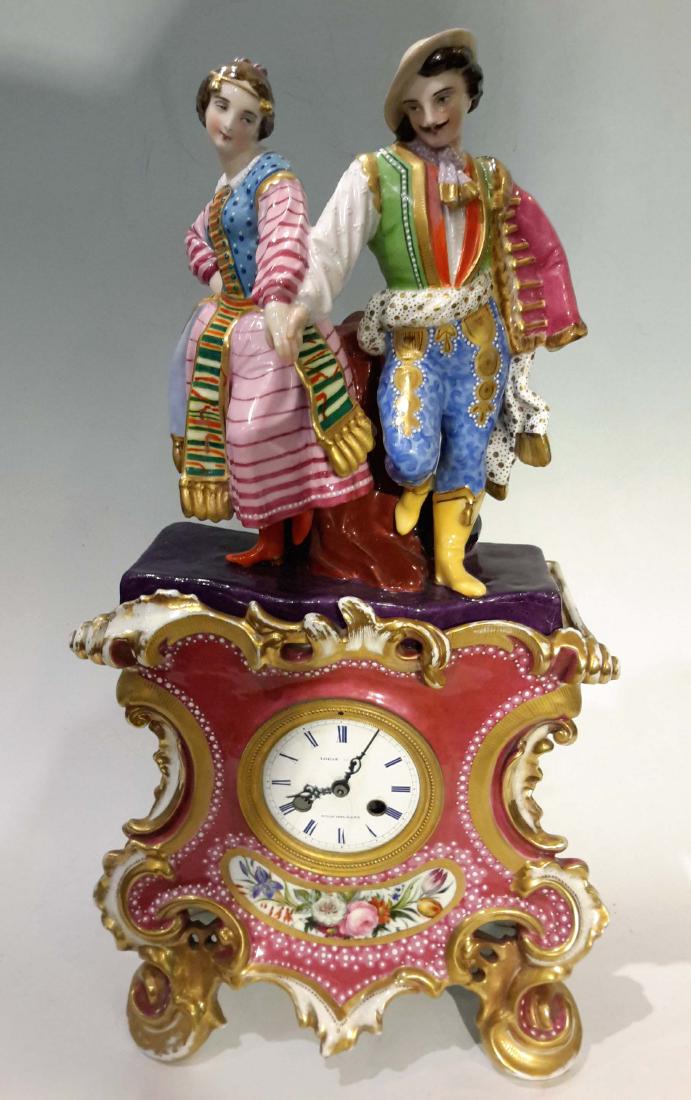Jacob Petit Old Paris Porcelain Clock 19C. (1 of 8)