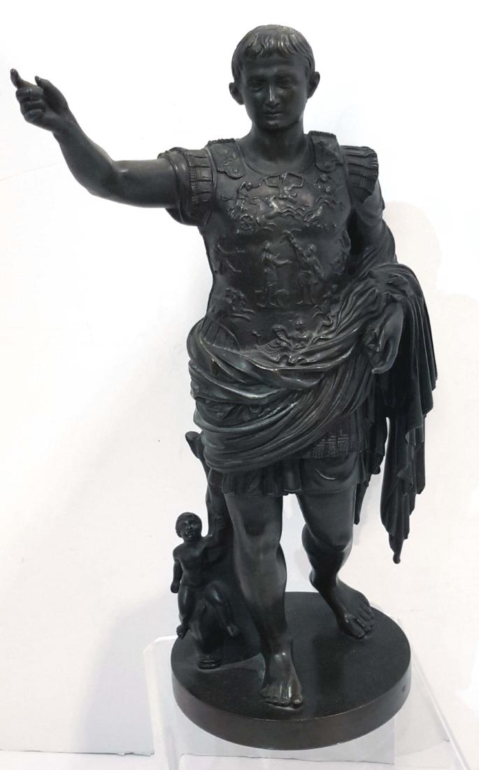 Bronze of Caesar Augustus, Nelli, Roma foundry (1 of 8)