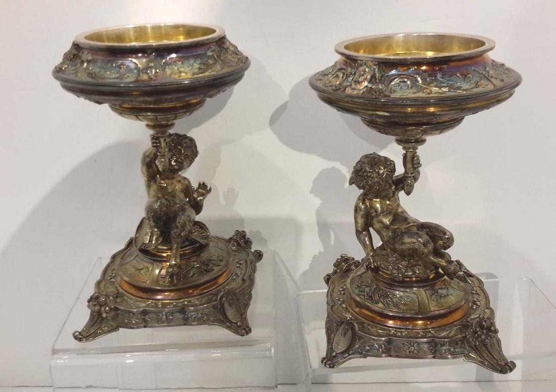 Pair Elkington Sterling Silver Compotes (1 of 10)