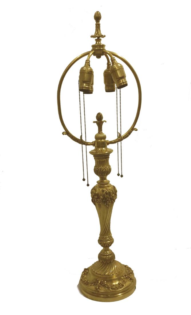 Caldwell Gilt Bronze Lamp, circa 1890 (1 of 9)