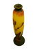 Daum Nancy Glass Cameo Vase Tapered Autumn Floral - 2