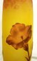 Daum Nancy Glass Cameo Vase Tapered Autumn Floral - 4