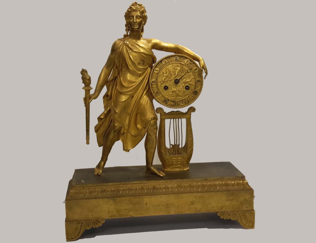 Gilt Bronze French Empire Clock Circa 1830 (1 of 9)