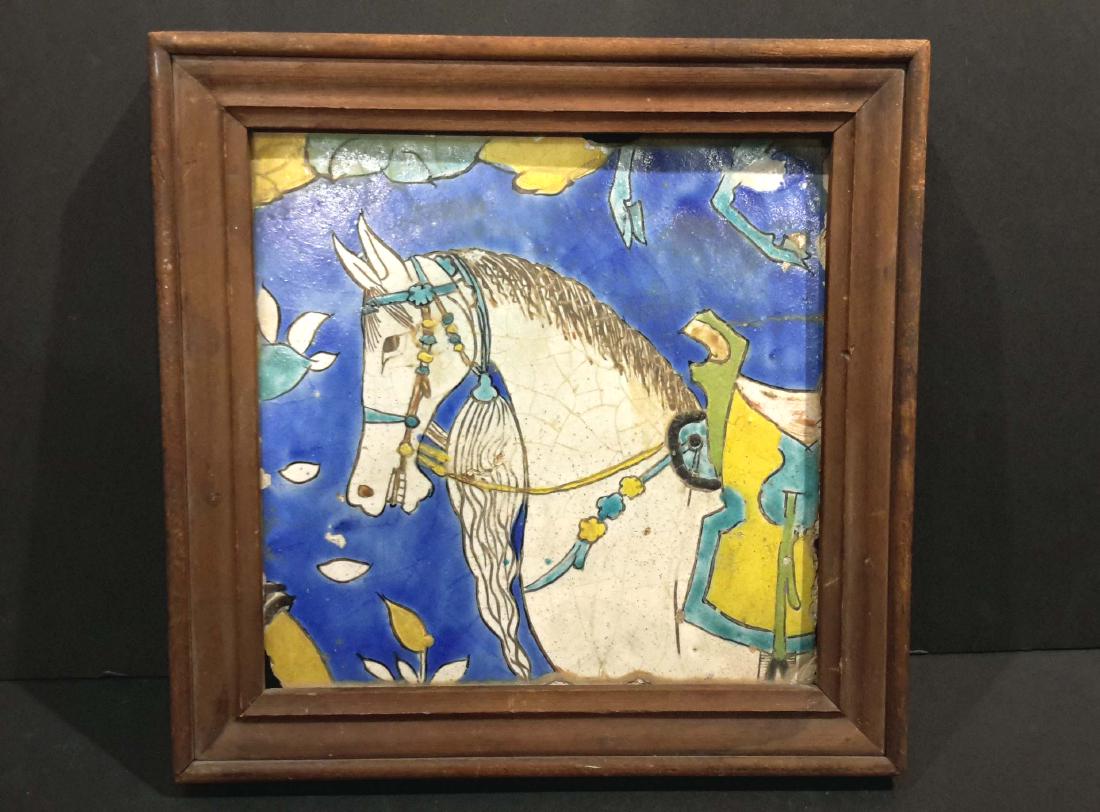 Safavid Tile , H. Kevorkian Lable (1 of 7)