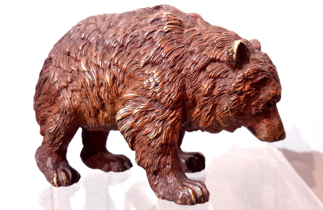 High quality 19th C. Vienna Bronze Bear (1 of 5)