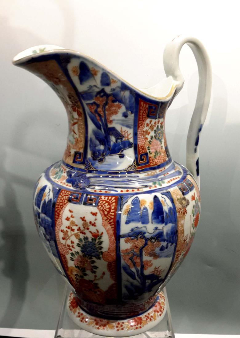 19C. Meiji Imari Porcelain Pitcher, (1 of 10)