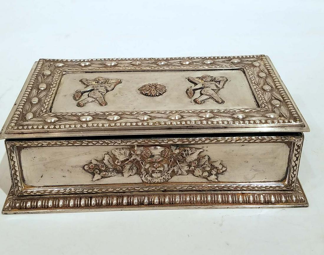 E.F.Caldwell Silvered Bronze Humidor (1 of 10)