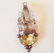 Sterling Silver Quartz and Citrine Ganesha Pendant