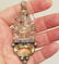 Sterling Silver Quartz and Citrine Ganesha Pendant - 2