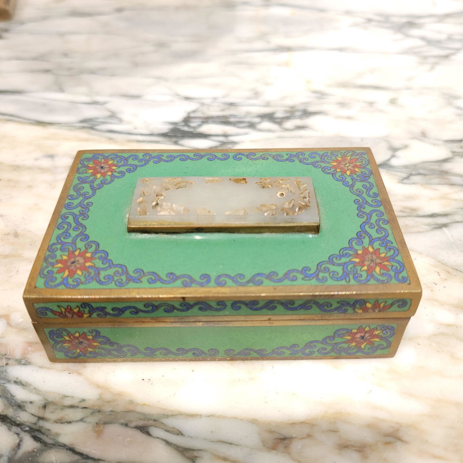 Chinese Export Cloisonne Box (1 of 6)