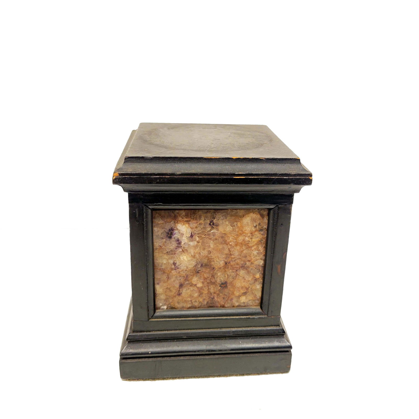 Early 19th Century Blue John Mounted Ebony Base (1 of 6)