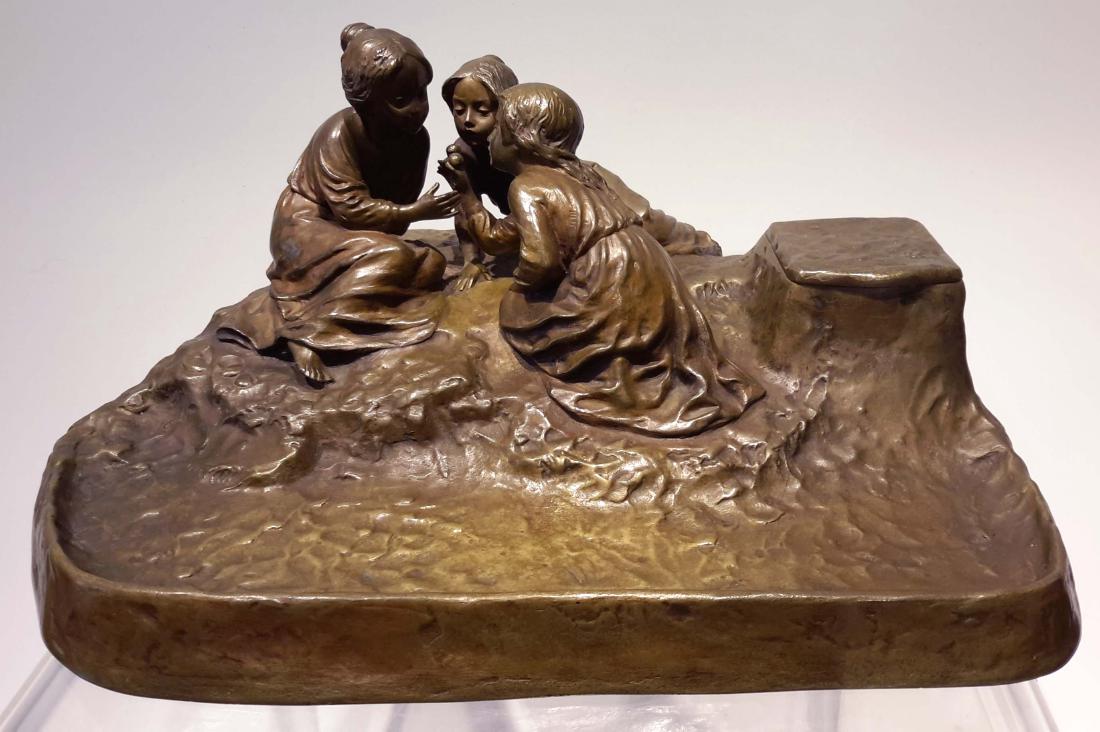 Peter Tereszczuk Large Bronze Inkwell (1 of 7)