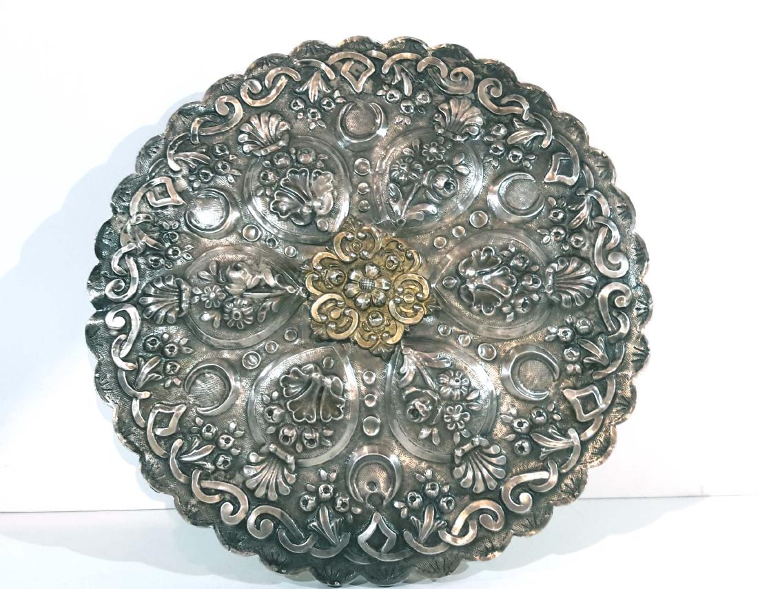 Ottoman Silver Mirror, Turkey 19C. (1 of 7)