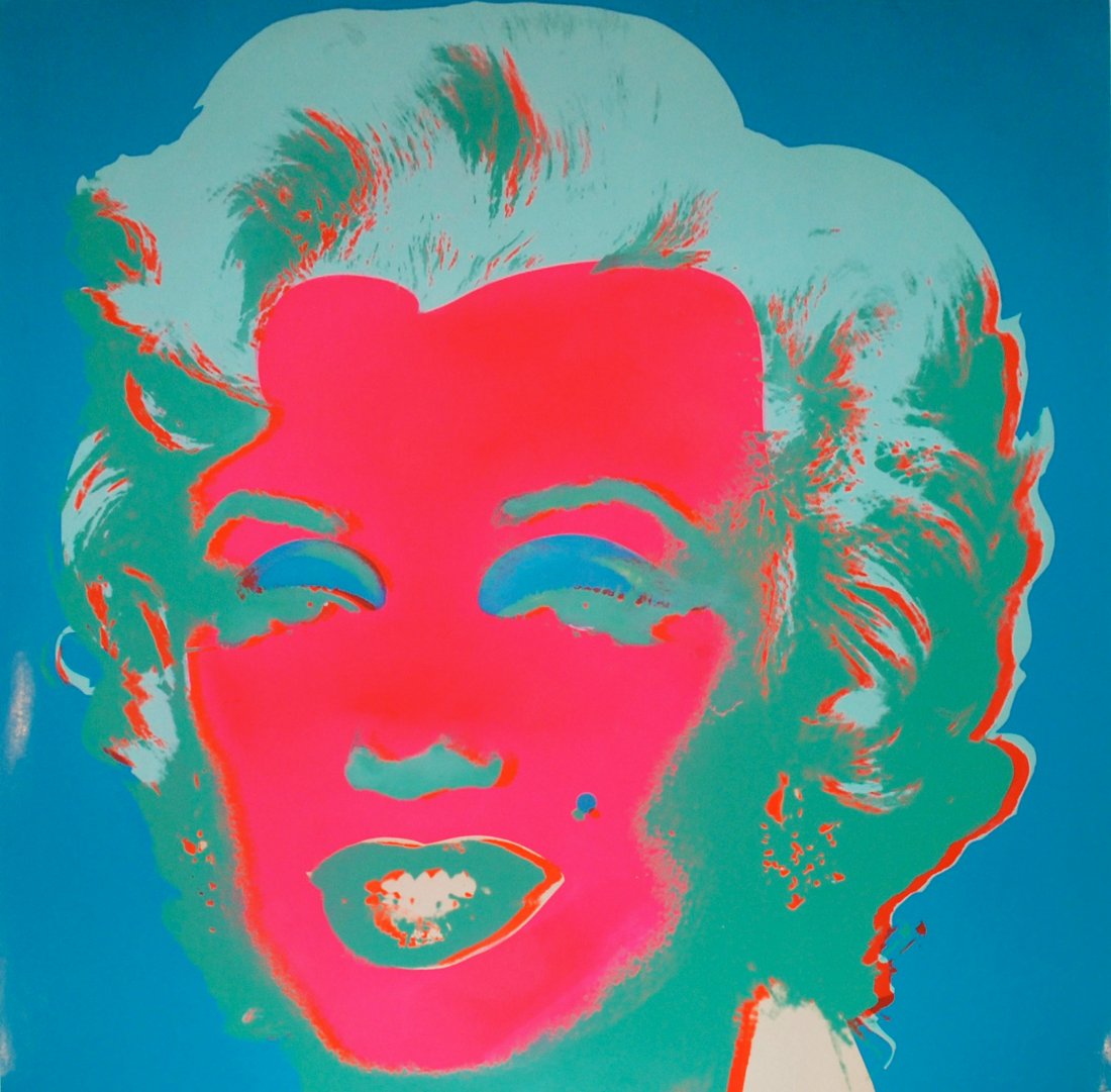 Marilyn Monroe by Andy Warhol: Printed in 1967 (1 of 4)