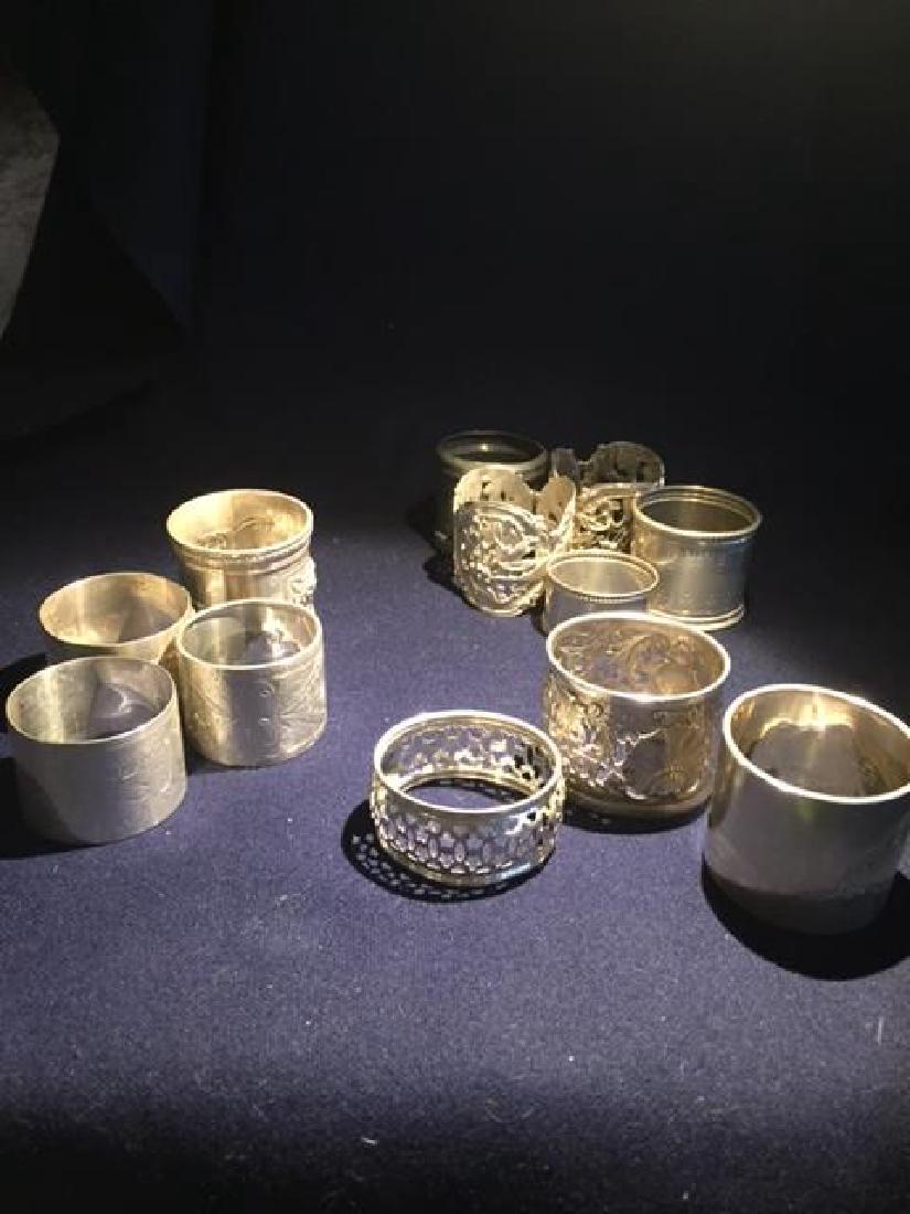 Sterling, Coin Silver? 3 marked sterling in front right (1 of 2)