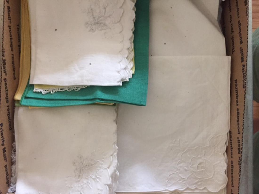Box Lot Vintage Linens: Box Lot Vintage Linens
