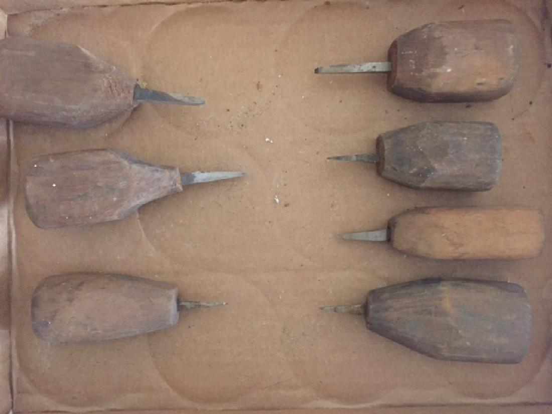 Box Lot Vintage Woodcarving Set (1 of 1)