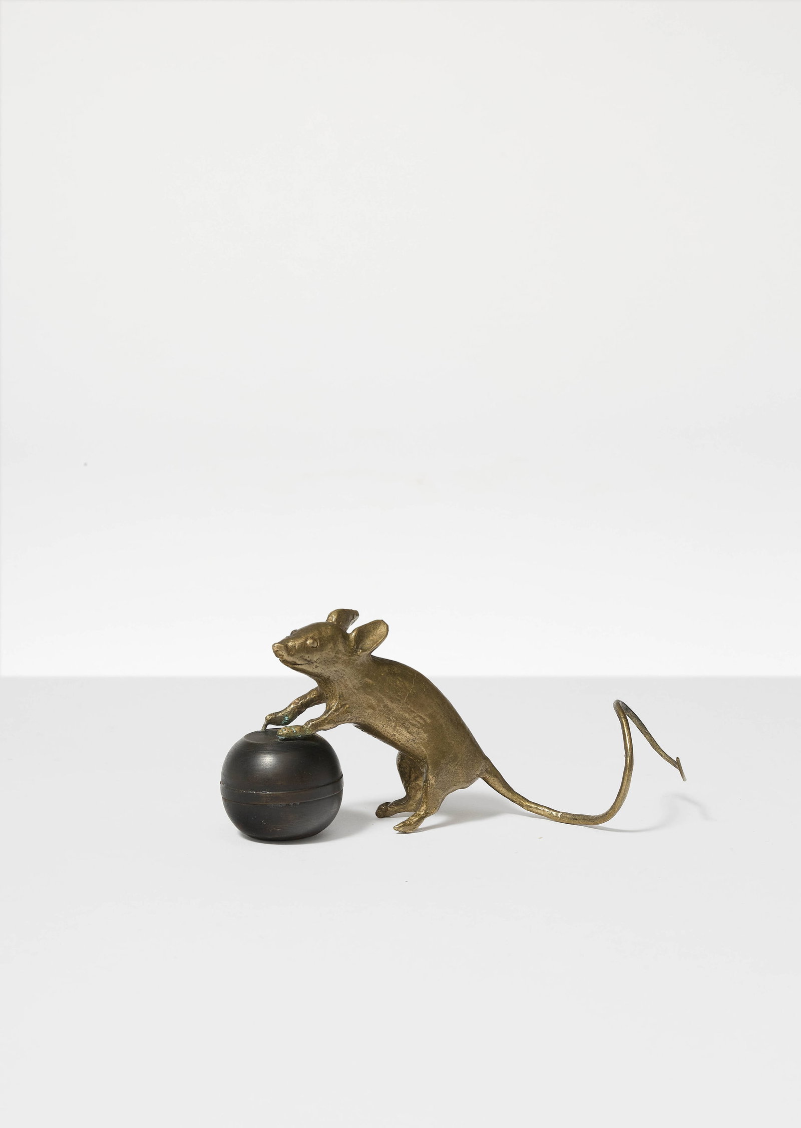 Claude LALANNE: Claude LALANNE (1925-2019) « Jules » – 2015 Bronze patiné et doré, acier patiné Monogrammé «CL», signé «LALANNE», daté