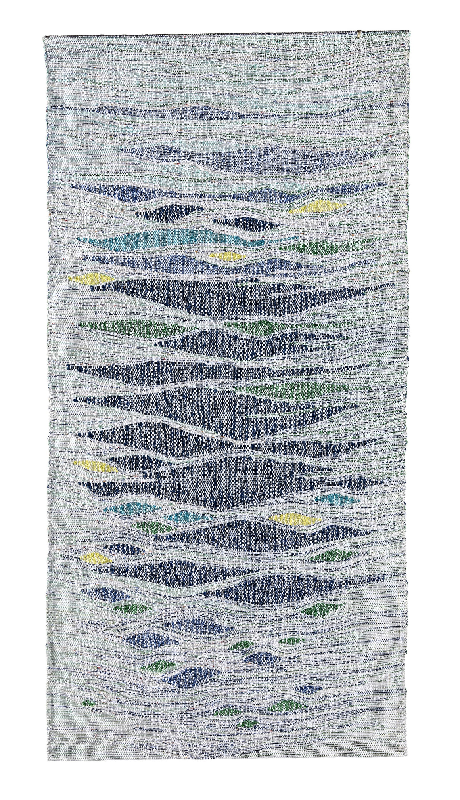 Simone PROUVÉ: Simone PROUVÉ Panneau 0211115 – 2015 Coton Signé, daté et titré « S. Prouvé / le 1.2.16 / Ref. 0211115 » sur une étiquette au revers 144 × 72 cm Prov