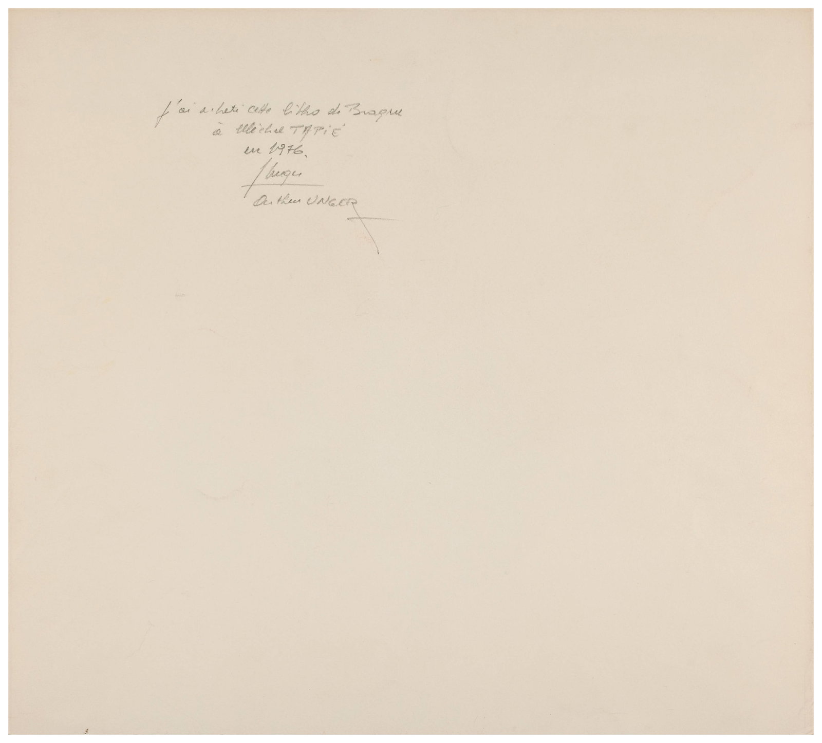 Georges BRAQUE (d'après) - 2