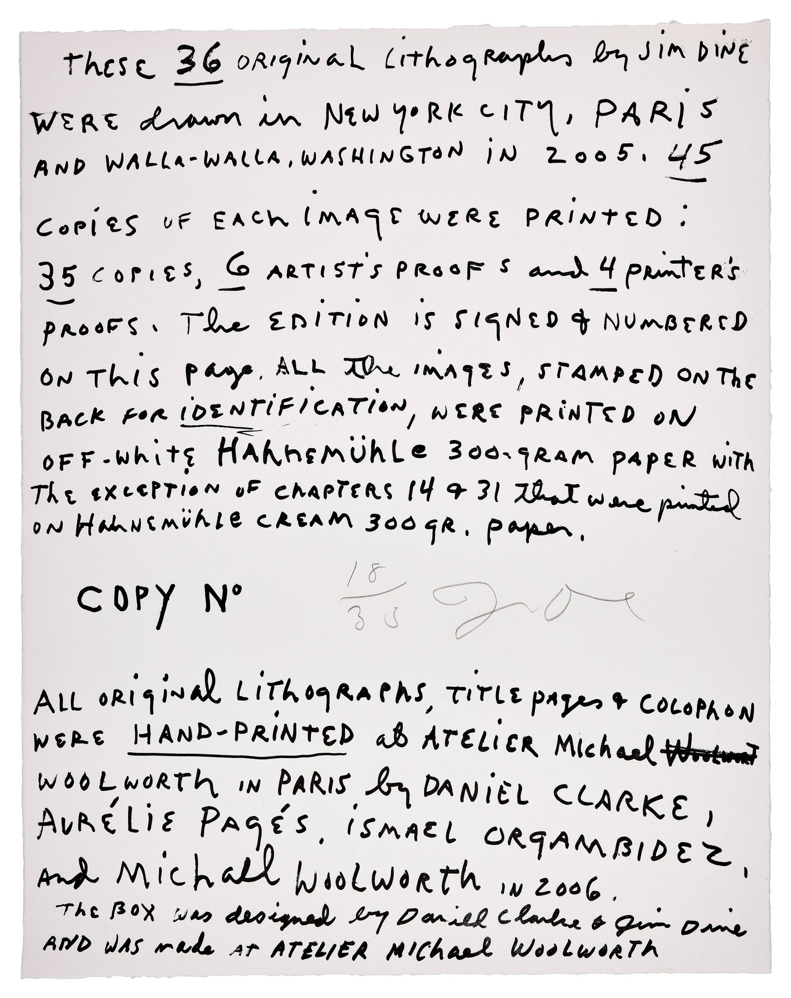 Jim DINE - 10