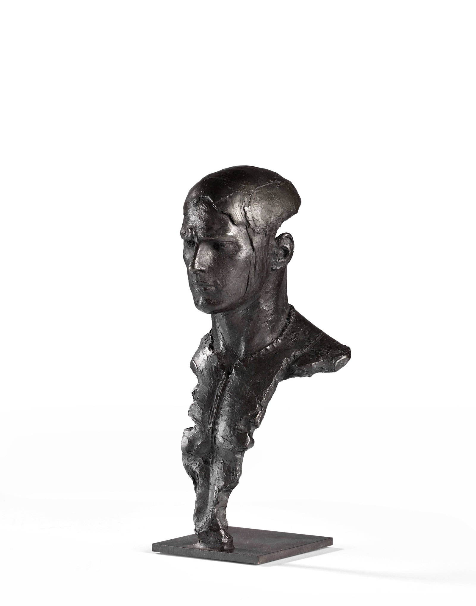Christophe CHARBONNEL: Christophe CHARBONNEL Persée - 2021 Bronze à patine brune Signature et numérotation "8/150" gravées Hauteur : 29 cm Édition Cassin, Belgique Bronze with brown patina;