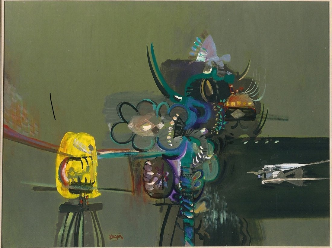 Alejandro OBREGON:  Jardines Tropicales, 1962 (1 of 4)