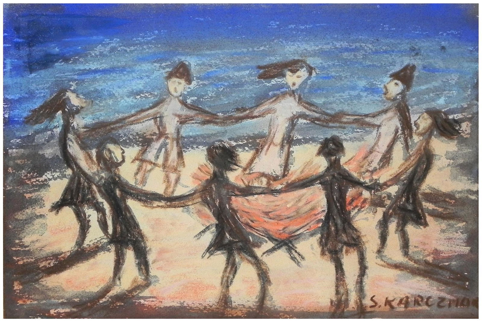 Simon Karczmar (Polish - French - Israeli, 1903-1982) (1 of 2)