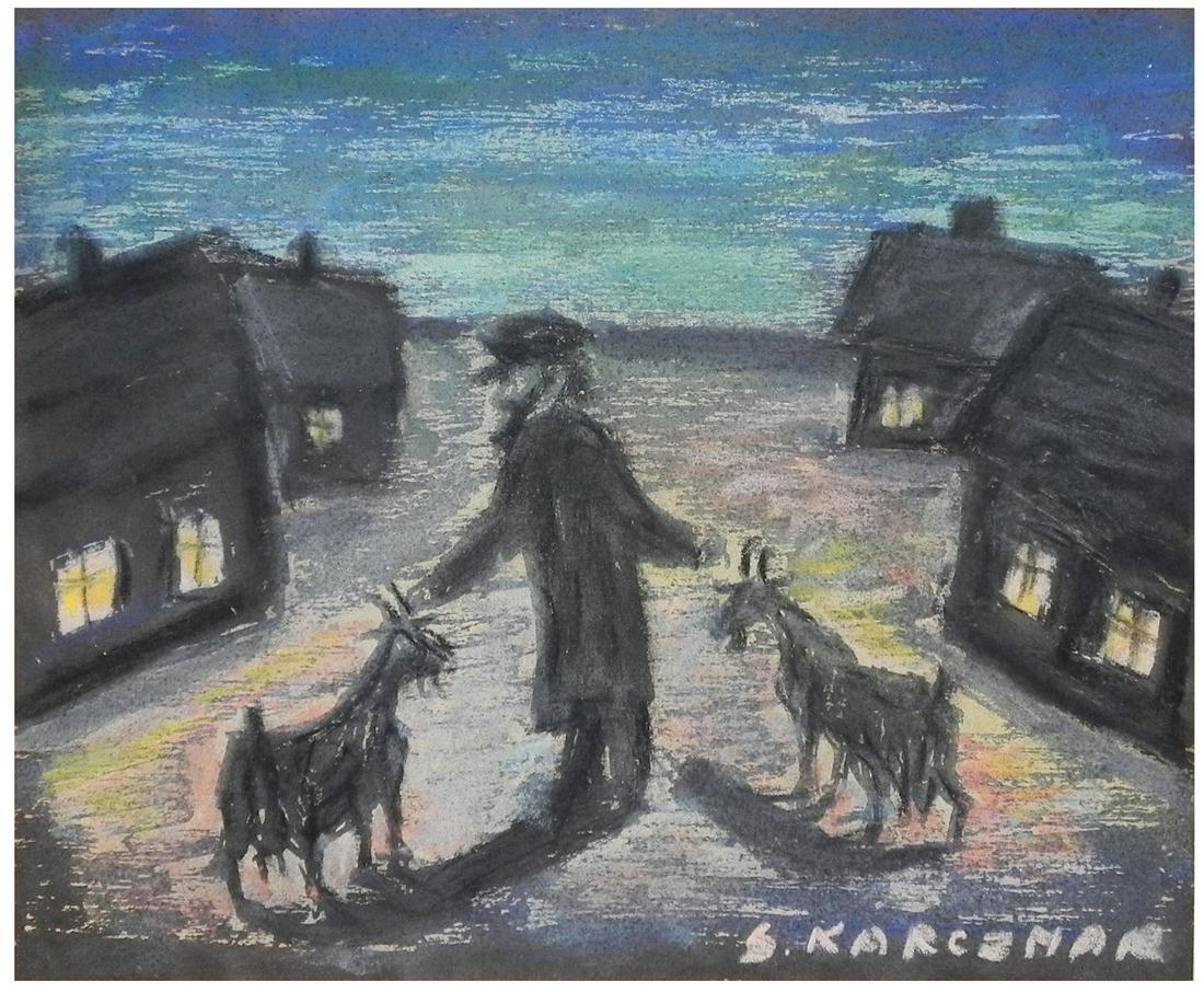 Simon Karczmar (Polish - French - Israeli, 1903-1982) (1 of 2)