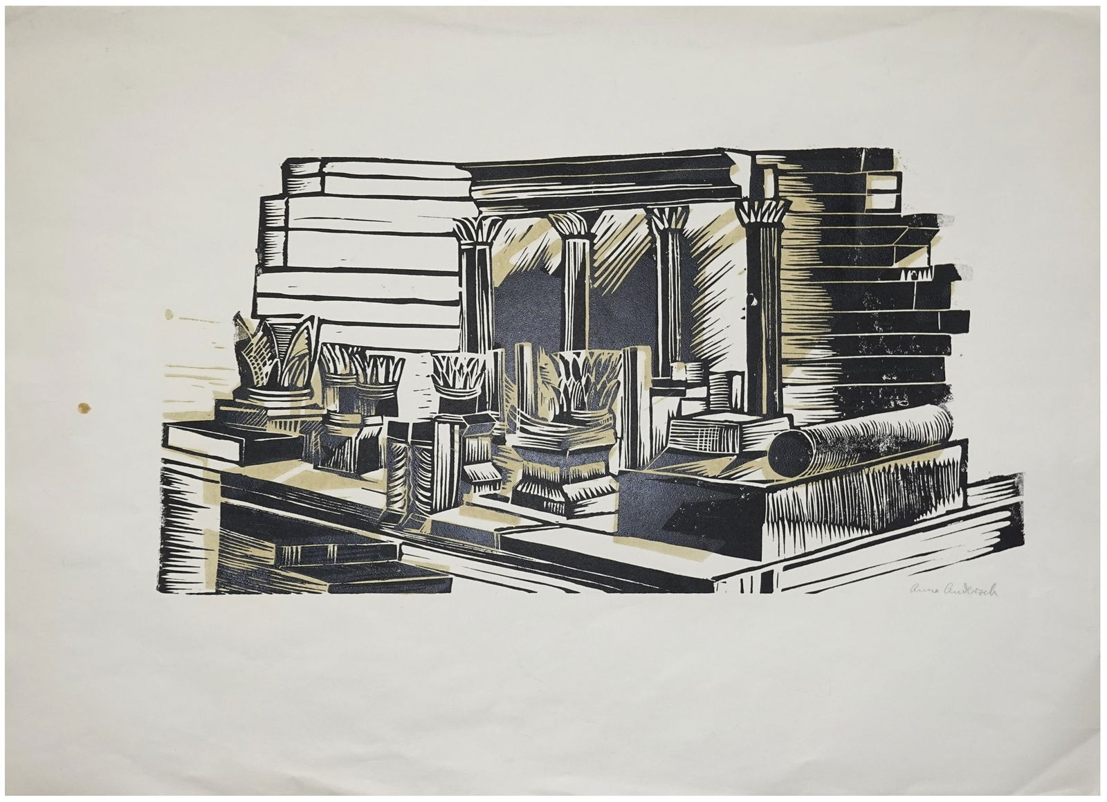 Anna Andersch Marcus (German - Israeli, 1914-2005) (1 of 2)