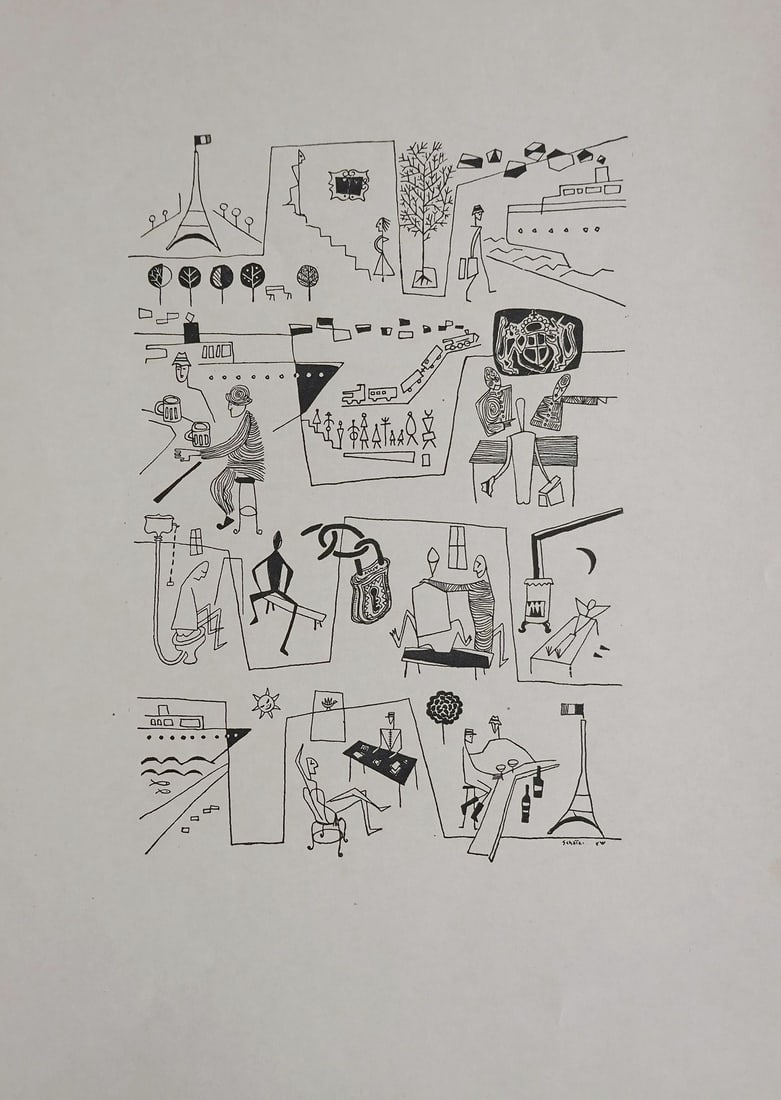 Bezalel (Lilik) Schatz (Israeli, 1912-1978) (1 of 3)