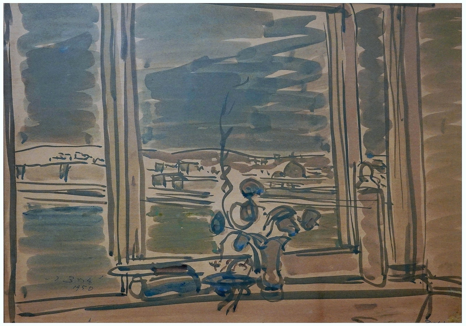 Joseph Zaritsky (Israeli - Ukrainian, 1891-1985) (1 of 2)