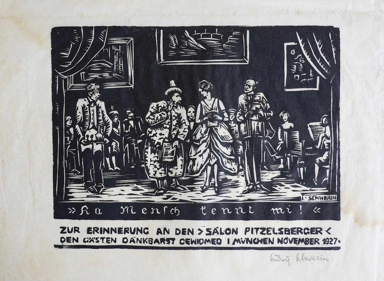 Ludwig Schwerin (German - Israeli, 1897-1983) (1 of 2)