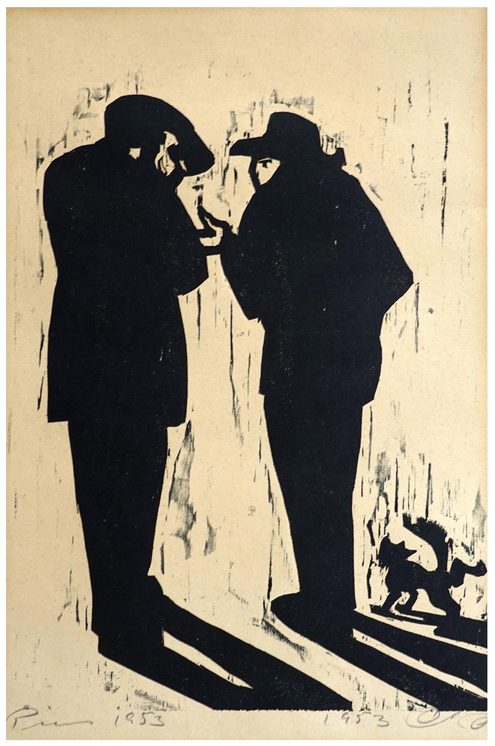 Jacob Pins (German - Israeli, 1917-2005) (1 of 3)