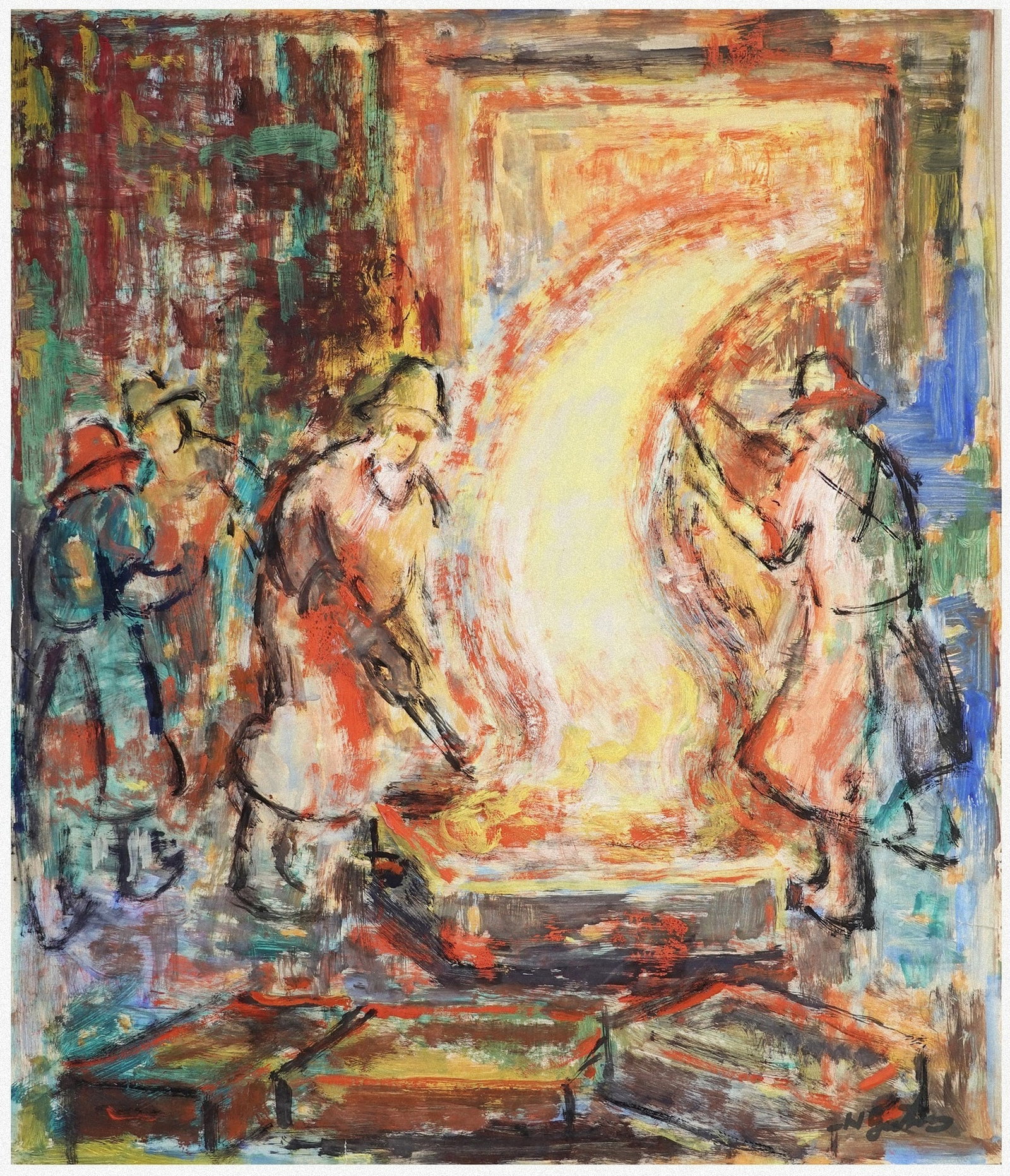 Nathan Gutman (Polish - French, 1914-1990) (1 of 3)