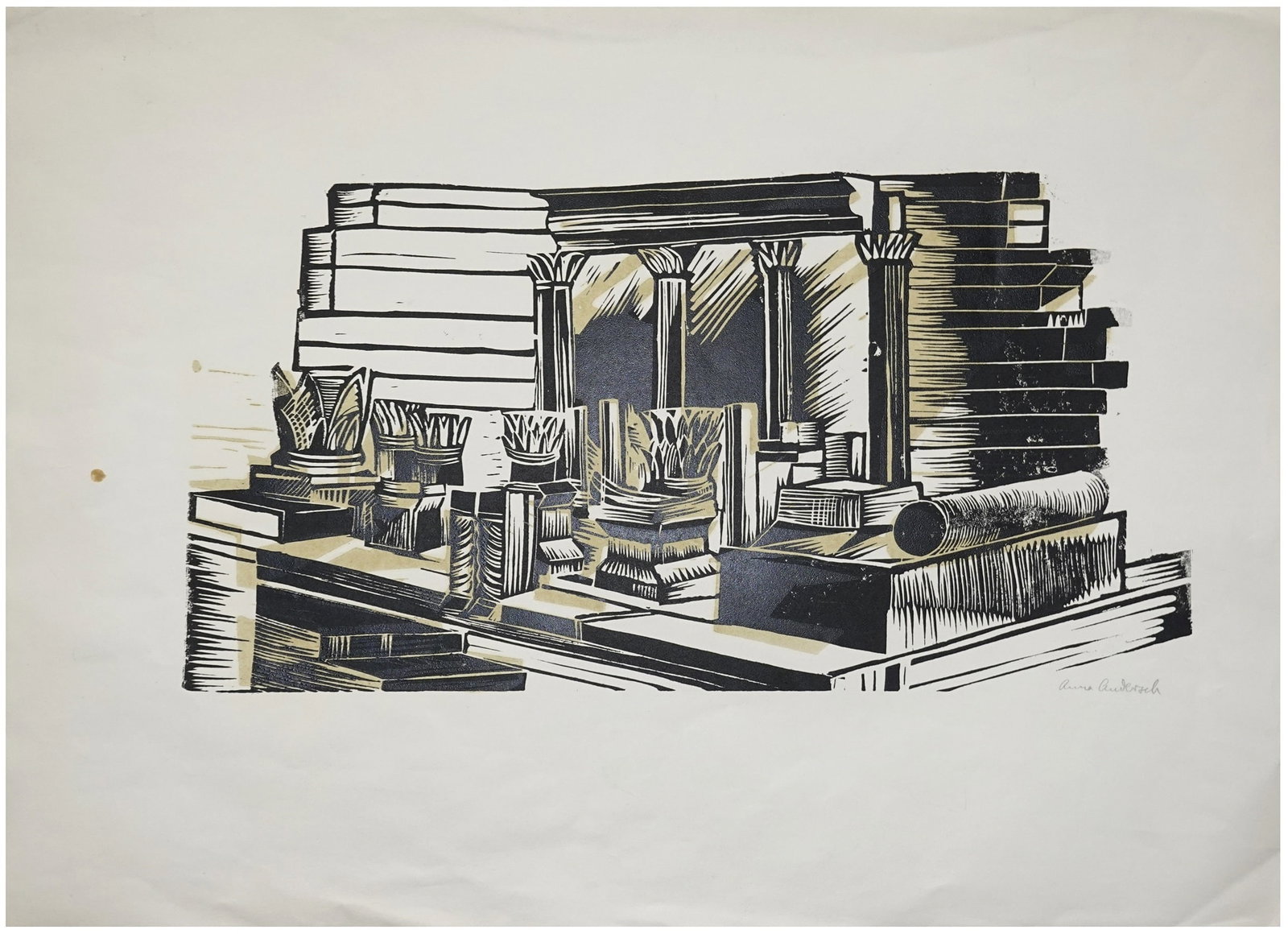 Anna Andersch Marcus (German - Israeli, 1914-2005) (1 of 2)