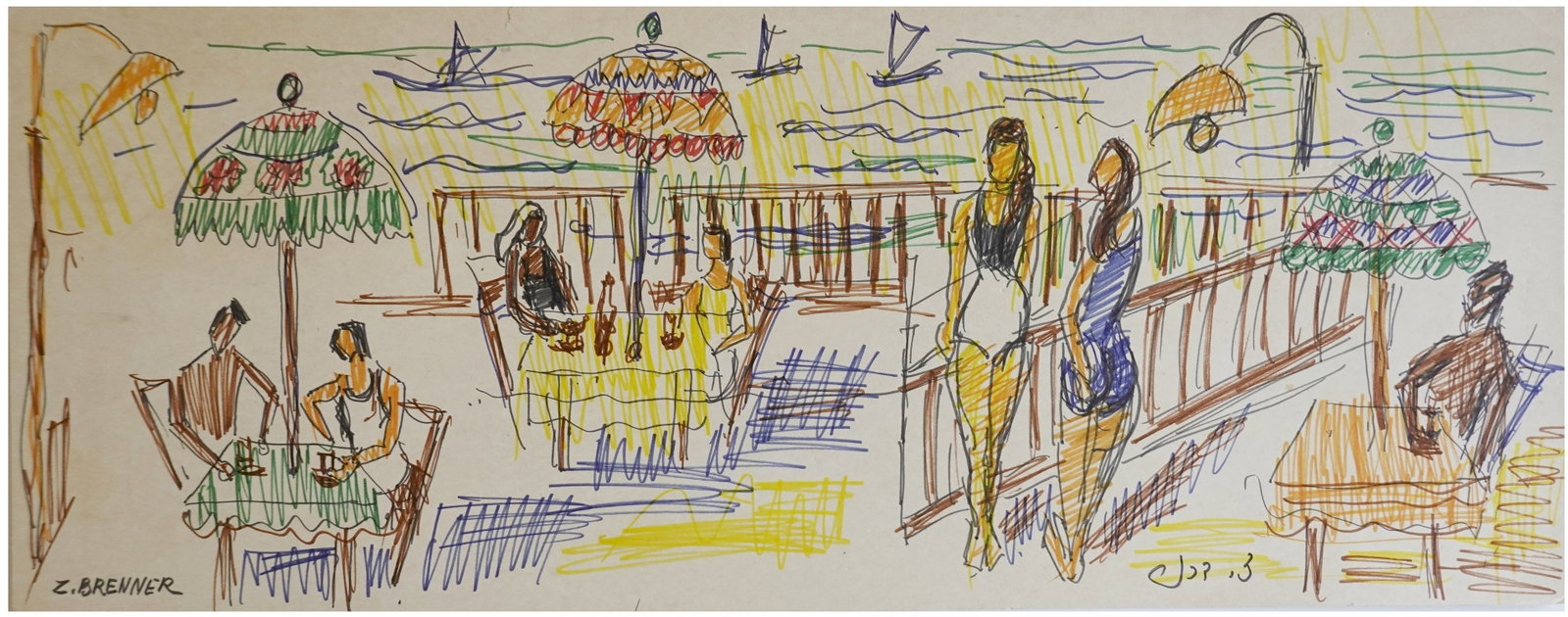 Zippora Brenner (Israeli, 1917-2010) (1 of 3)