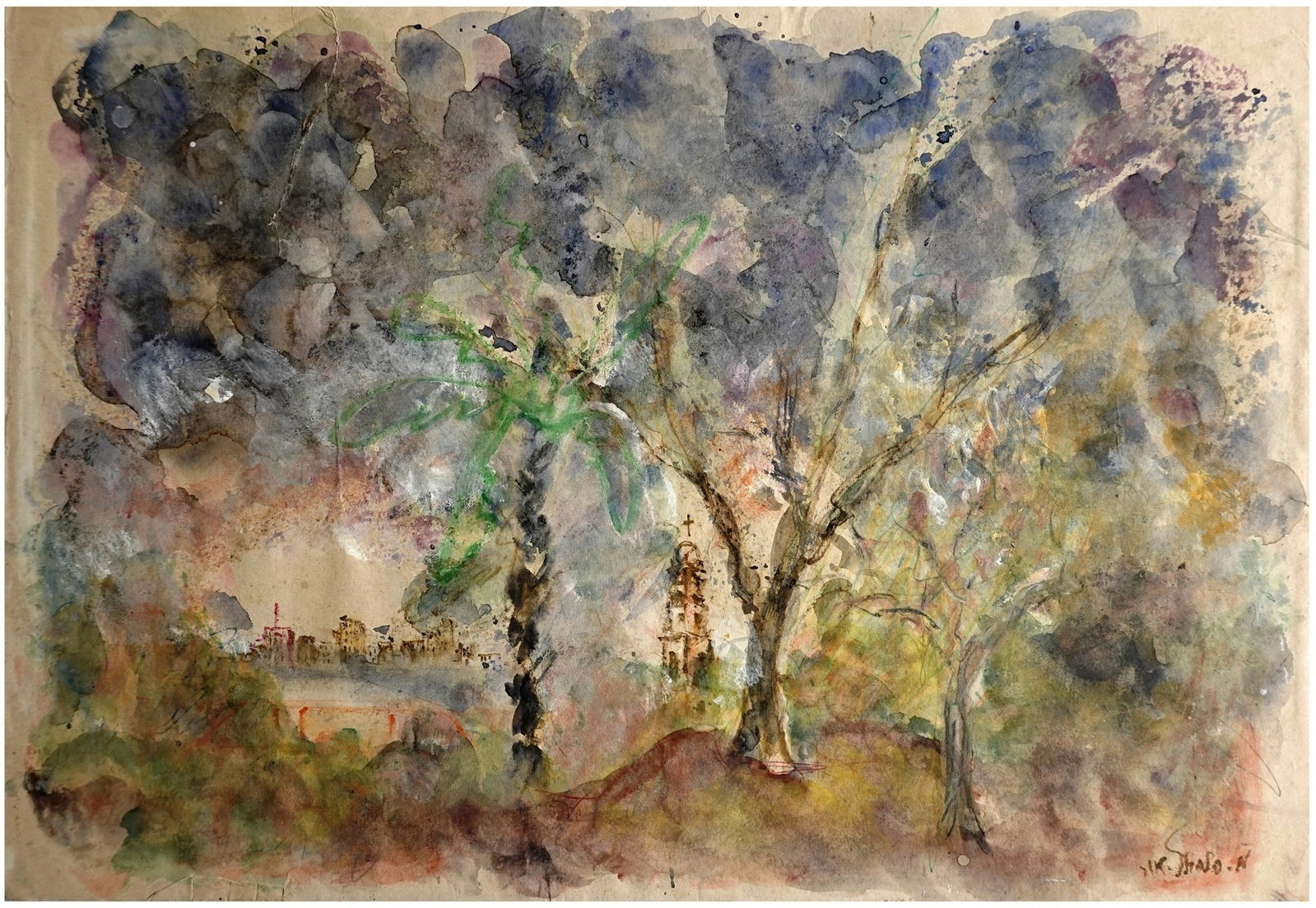 Menachem Helholz-Or (Israeli - French, 1911-2008) (1 of 2)