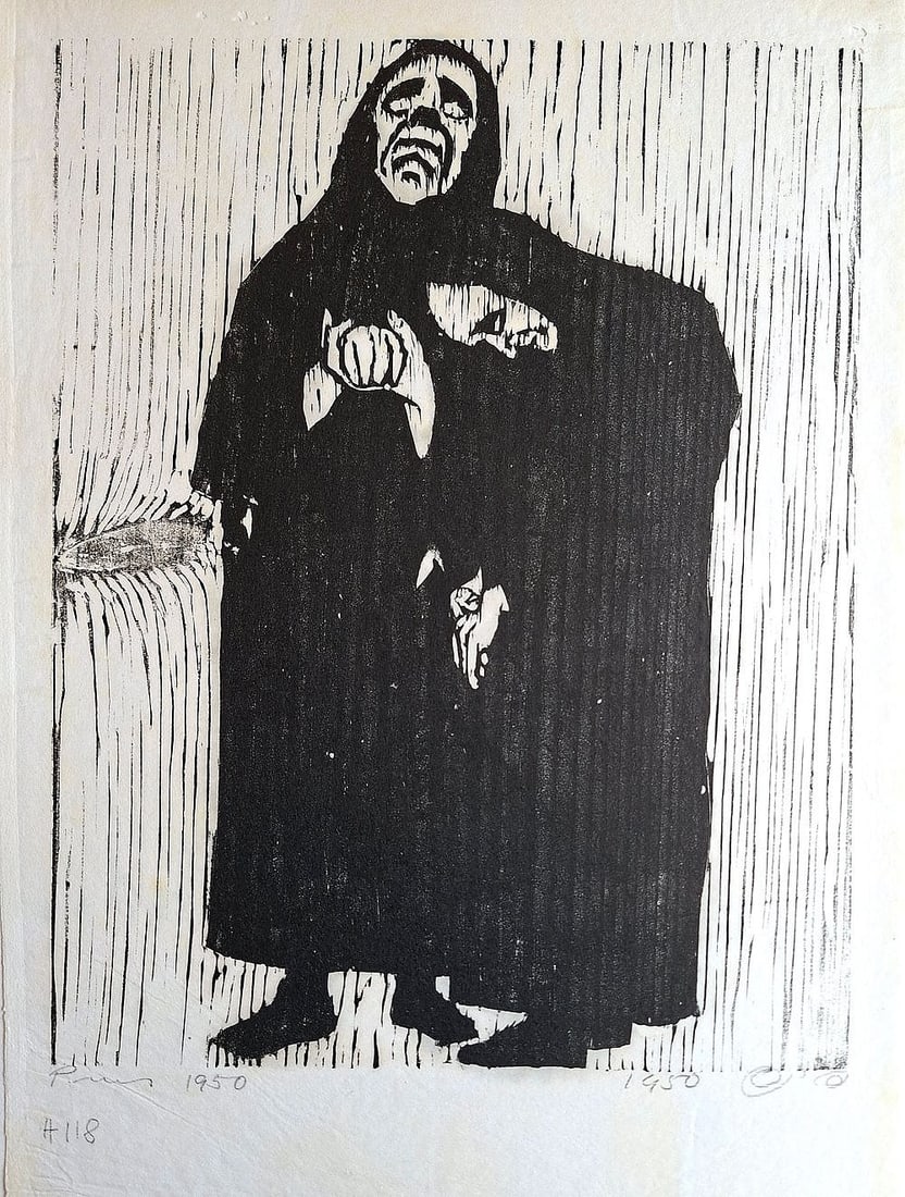 Jacob Pins (German - Israeli, 1917-2005) (1 of 3)