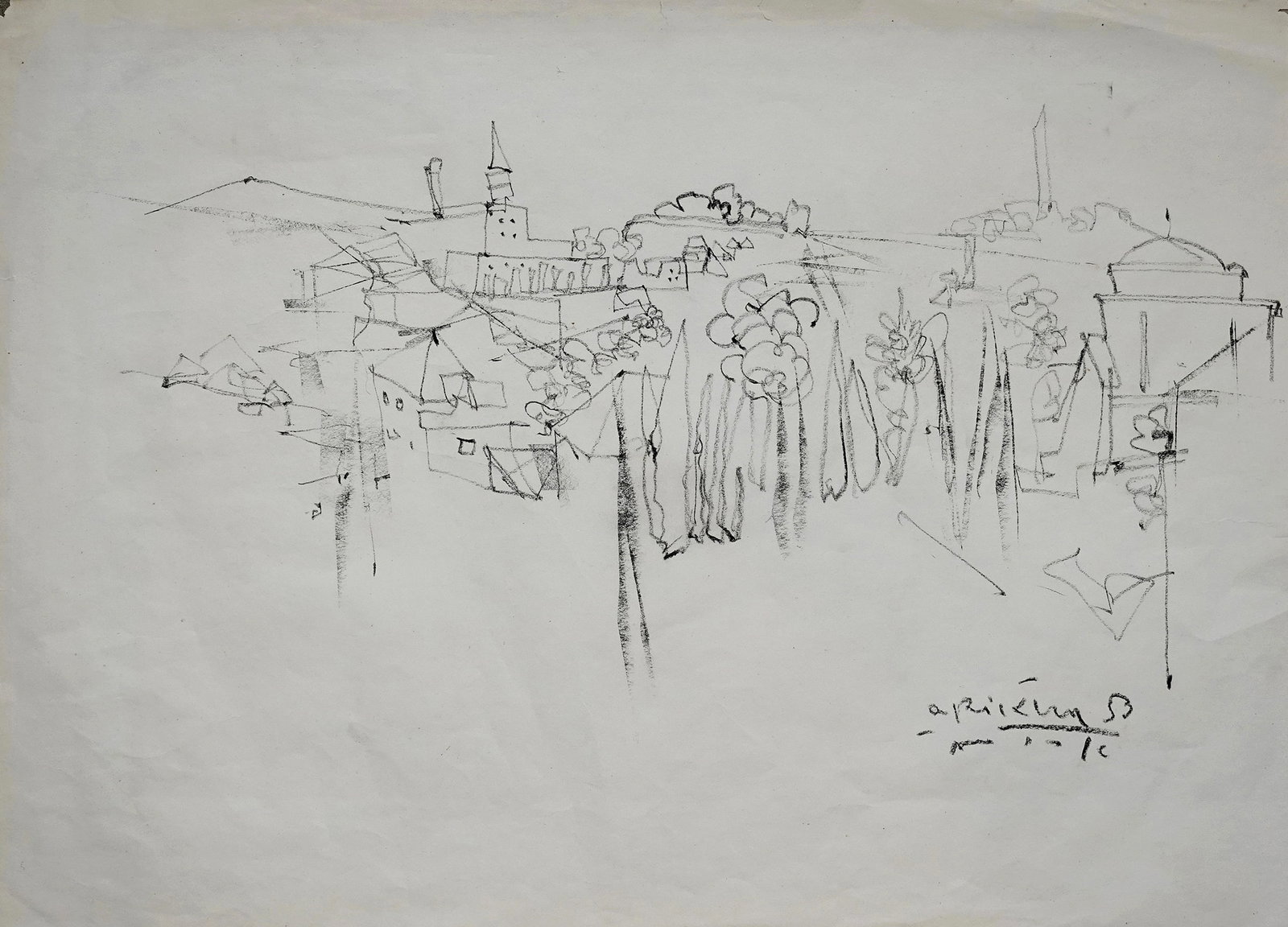 Avigdor Arikha (Israeli - French, 1929-2010) (1 of 3)